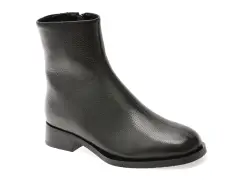 Ghete IMAGE negre, EB883, din piele naturala imagine