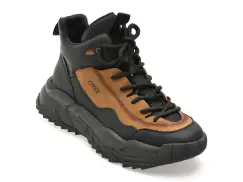 Ghete OTTER maro, 120, din piele naturala imagine