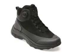 Ghete OTTER negre, 22053, din piele ecologica imagine