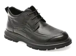 Ghete OTTER negre, 8078, din piele naturala imagine