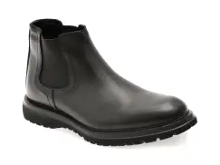 Ghete OTTER negre, E3475, din piele naturala imagine