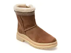 Ghete REMONTE maro, D0C83, din piele intoarsa imagine