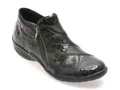 Ghete REMONTE negre, R7674, din piele naturala imagine
