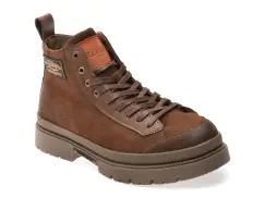 Ghete REPLAY maro, MC1G05L, din piele intoarsa imagine