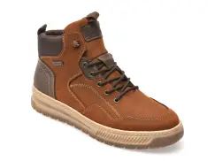 Ghete RIEKER maro, 38554, din piele naturala imagine