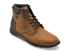 Ghete RIEKER maro, B3343, din piele naturala imagine