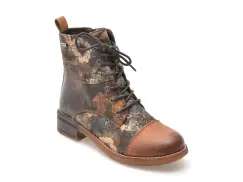 Ghete RIEKER multicolor, 94611, din piele ecologica imagine