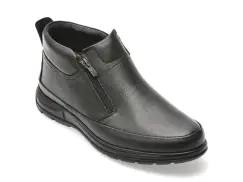 Ghete SHOWMEN negre, SH240, din piele naturala imagine