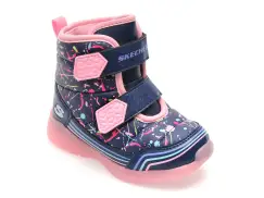 Ghete SKECHERS bleumarin, 302653N, din piele ecologica imagine