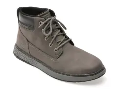 Ghete SKECHERS gri, GARLAN, din piele ecologica imagine