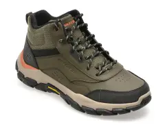 Ghete SKECHERS kaki, SANTORO, din piele naturala imagine