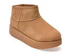 Ghete SKECHERS maro, 169143, din piele intoarsa imagine