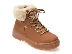 Ghete SKECHERS maro, PARK CITY, din piele ecologica imagine