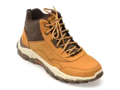 Ghete SKECHERS maro, SANTORO, din piele naturala imagine