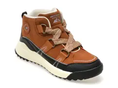 Ghete SKECHERS maro, YANA, din piele intoarsa imagine