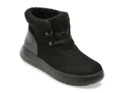 Ghete SKECHERS negre, 144722, din piele naturala imagine