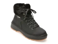 Ghete SKECHERS negre, PARK CITY, din piele ecologica imagine