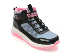 Ghete SKECHERS negre, STORM BLAZER, din piele ecologica imagine