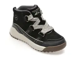 Ghete SKECHERS negre, YANA, din piele intoarsa imagine