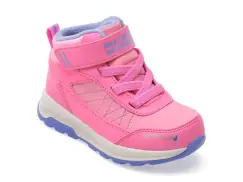 Ghete SKECHERS roz, 303493N, din piele ecologica imagine
