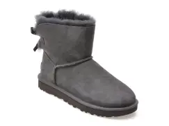 Ghete UGG gri, 1016501, din piele intoarsa imagine