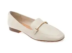 Mocasini ALDO albi, HARRIOT 115, din piele naturala imagine