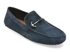 Mocasini ALDO bleumarin, 13913511, din piele intoarsa imagine