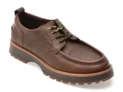 Mocasini ALDO maro, 14098575, din piele naturala imagine