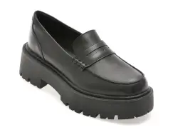 Mocasini ALDO negri, CADAYCIA 001, din piele naturala imagine