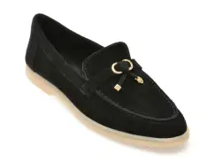 Mocasini ALDO negri, CRERAS 001, din piele intoarsa imagine