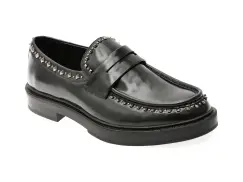 Mocasini ALDO negri, ZOLLO 001, din piele naturala imagine