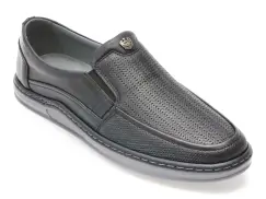 Mocasini BITE THE BULLET bleumarin, NR2204, din piele naturala imagine