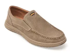 Mocasini BITE THE BULLET gri, 24173, din piele intoarsa imagine