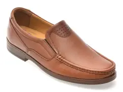 Mocasini BITE THE BULLET maro, SH4004, din piele naturala imagine