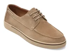 Mocasini CARIBU gri, 2197710, din piele intoarsa imagine