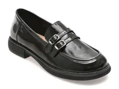 Mocasini casual GRYXX negri, 36322, din piele naturala lacuita imagine