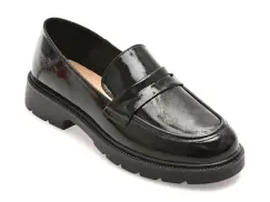 Mocasini casual GRYXX negri, 909, din piele naturala lacuita imagine