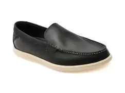 Mocasini CLARKS bleumarin, BRATLOA, din piele naturala imagine