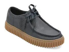 Mocasini CLARKS bleumarin, TORHILL LO, din piele naturala imagine