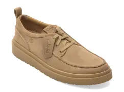 Mocasini CLARKS gri, POLDEN MOC, din piele intoarsa imagine