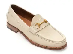 Mocasini eleganti ALDO bej, 13963582, din piele naturala imagine