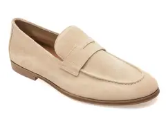 Mocasini eleganti ALDO bej, 14290667, din piele intoarsa imagine