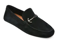 Mocasini eleganti ALDO bleumarin, 14187255, din piele intoarsa imagine