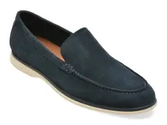 Mocasini eleganti ALDO bleumarin, 14245023, din piele intoarsa imagine