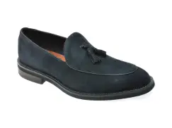 Mocasini eleganti ALDO bleumarin, PORTOS 410, din piele intoarsa imagine