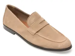 Mocasini eleganti ALDO gri, 13749091, din piele intoarsa imagine