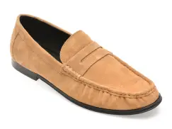 Mocasini eleganti ALDO maro, 13963689, din piele intoarsa imagine