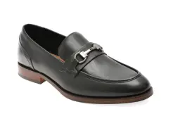 Mocasini eleganti ALDO negri, BORNES 001, din piele naturala imagine