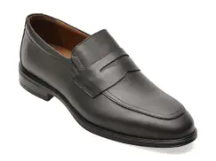 Mocasini eleganti BITE THE BULLET negri, RM104, din piele naturala imagine
