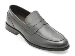 Mocasini eleganti EPICA gri, K57, din piele naturala imagine